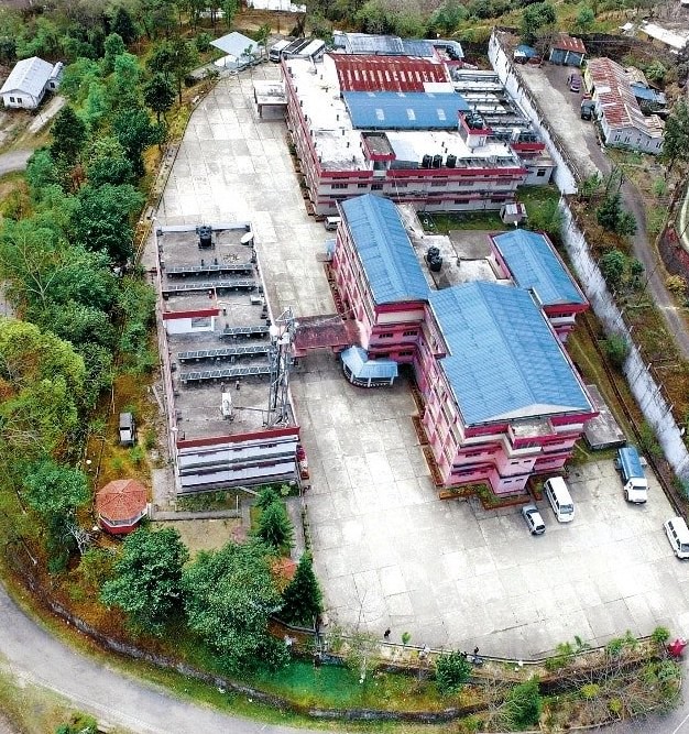 Aerial view of ATI, Kohima. (Photo Courtesy: Facebook)